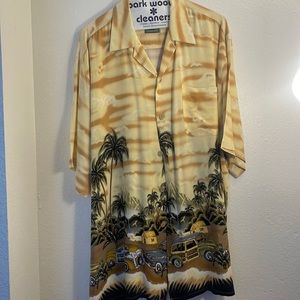 Next original Hawaiian print button down